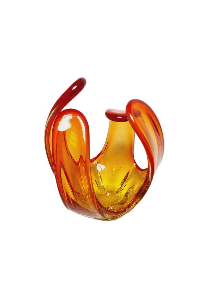 Decorative glass form by Murano, Italy, 1960s