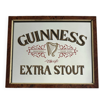 Guinness screen-printed advertising mirror