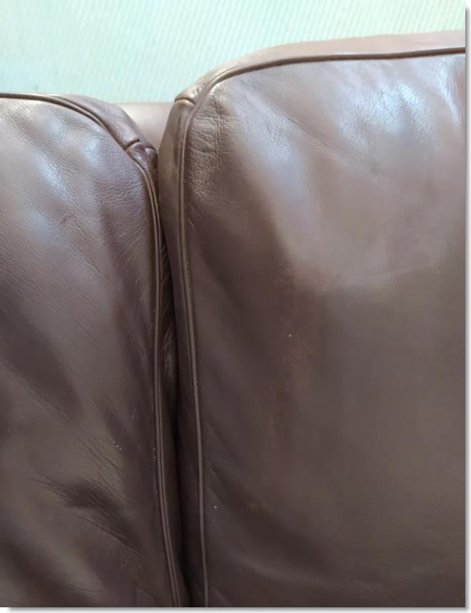 Italian leather sofa Poltrona Frau by Tito Agnoli