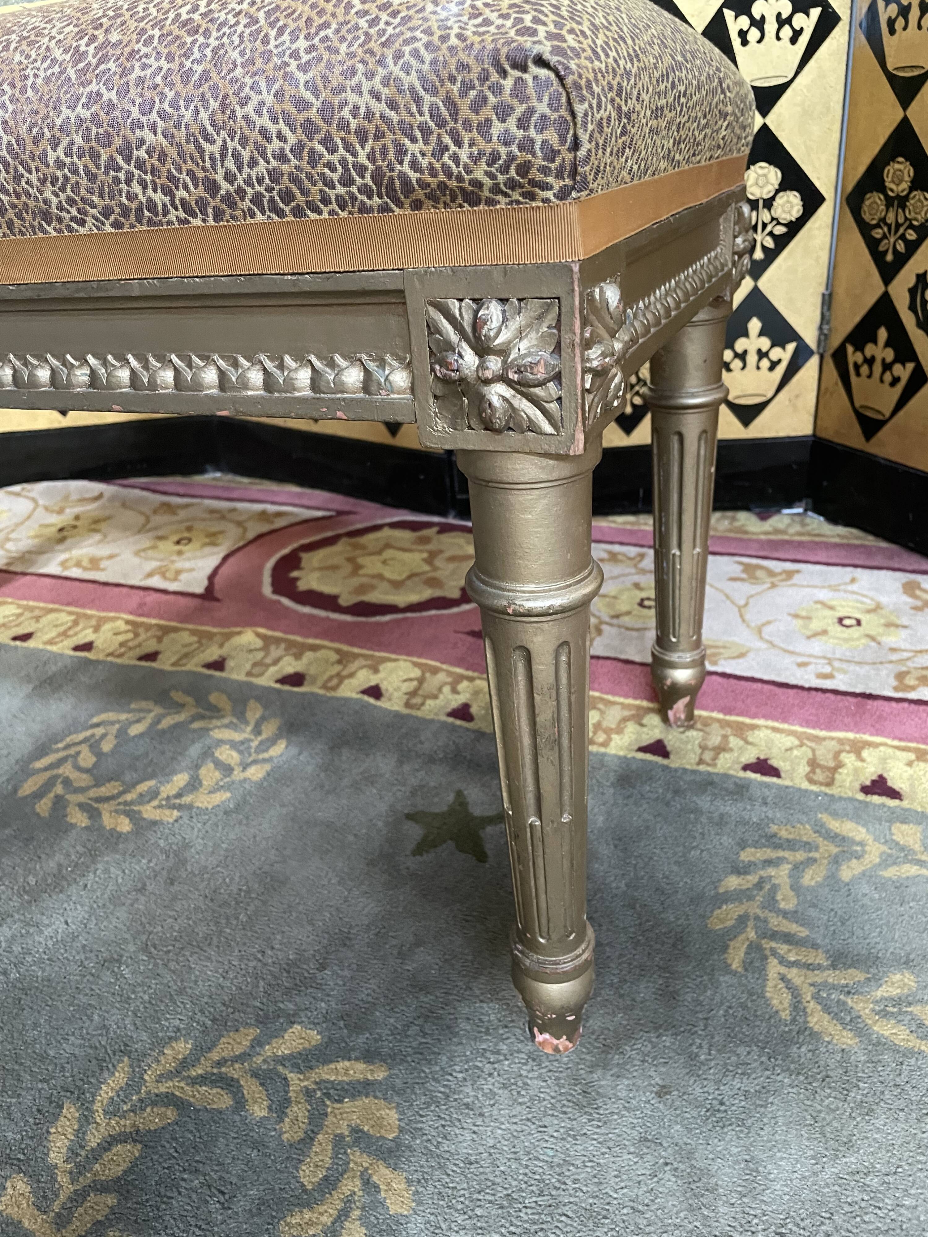 Louis XVI style entrance bench