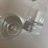 Set of 4 XL glasses Scandinavian bubble whiskey tumblers 500g in ringing crystal