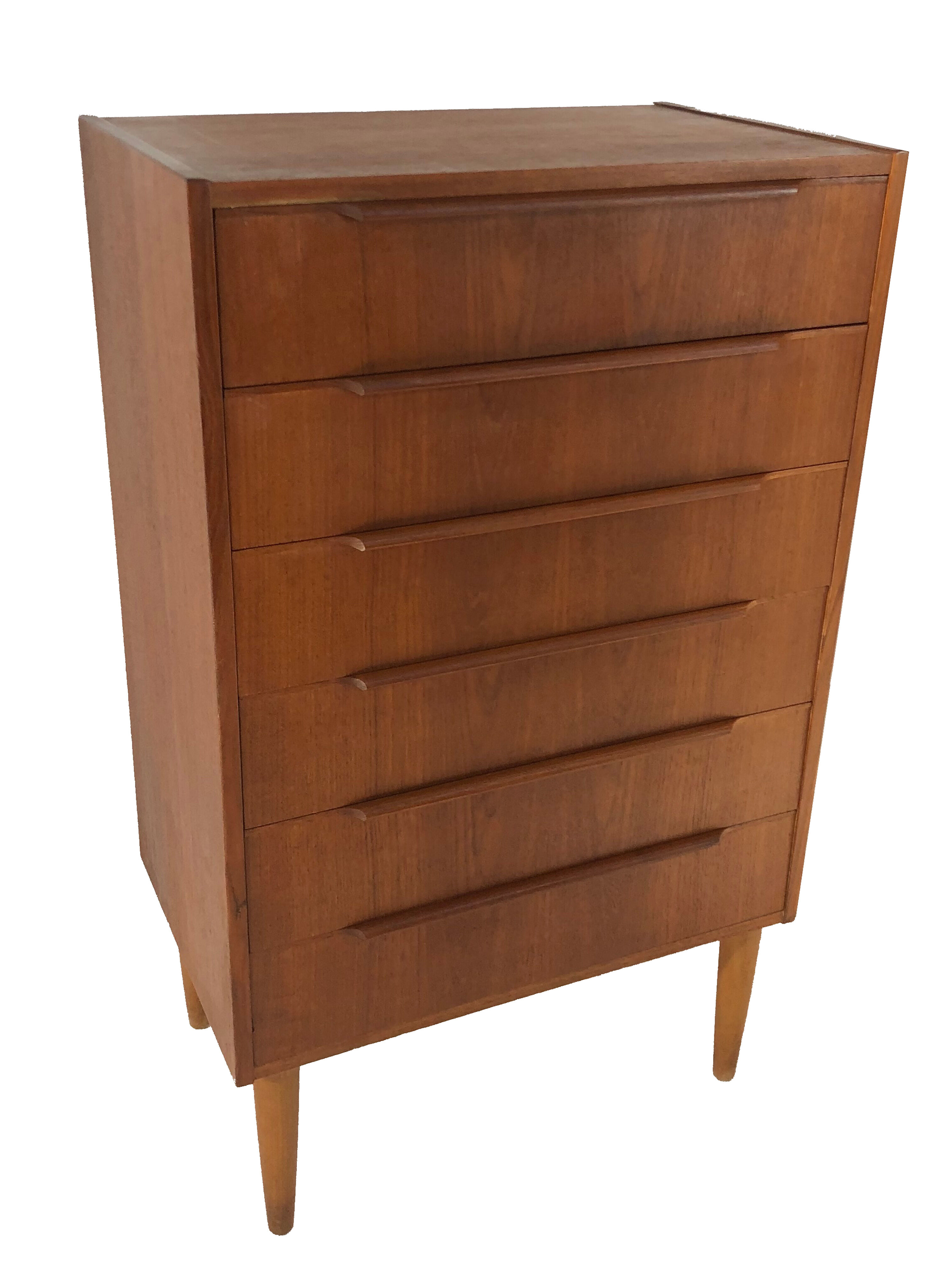 Convenient dresser vintage danish design teak