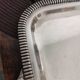 Silver metal tray