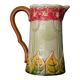 Pichet faience ancienne vintage, pichet Français, Art Nouveau, pichet motifs florales, decor cuisine
