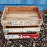 Set of 3 stackable vegetable trays