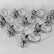 Set of 10 Silver-Plated Cherub Napkin Rings, Vintage Table Décor Putti Figurine