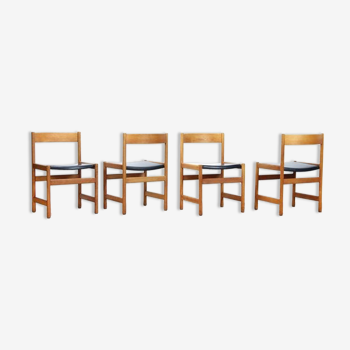 Set de 4 chaises de salon par Yngvar Sandström pour Nordiska Kompaniet,