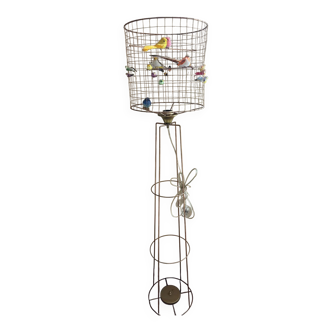 Birdcage floor lamp
