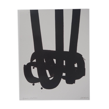 Pierre Soulages: Lithograph No. 29 - Original signed poster