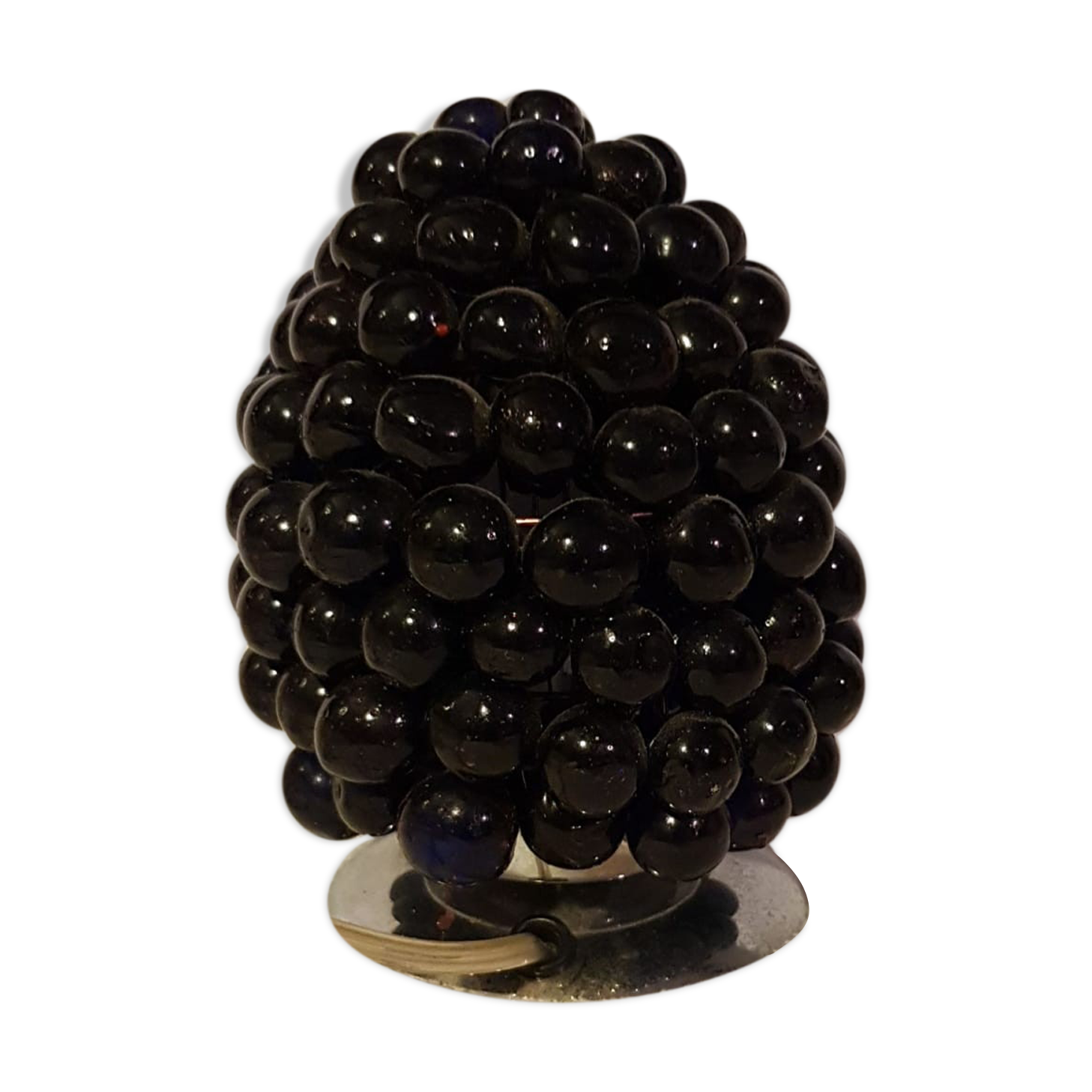 Beautiful lamp in grape clusters