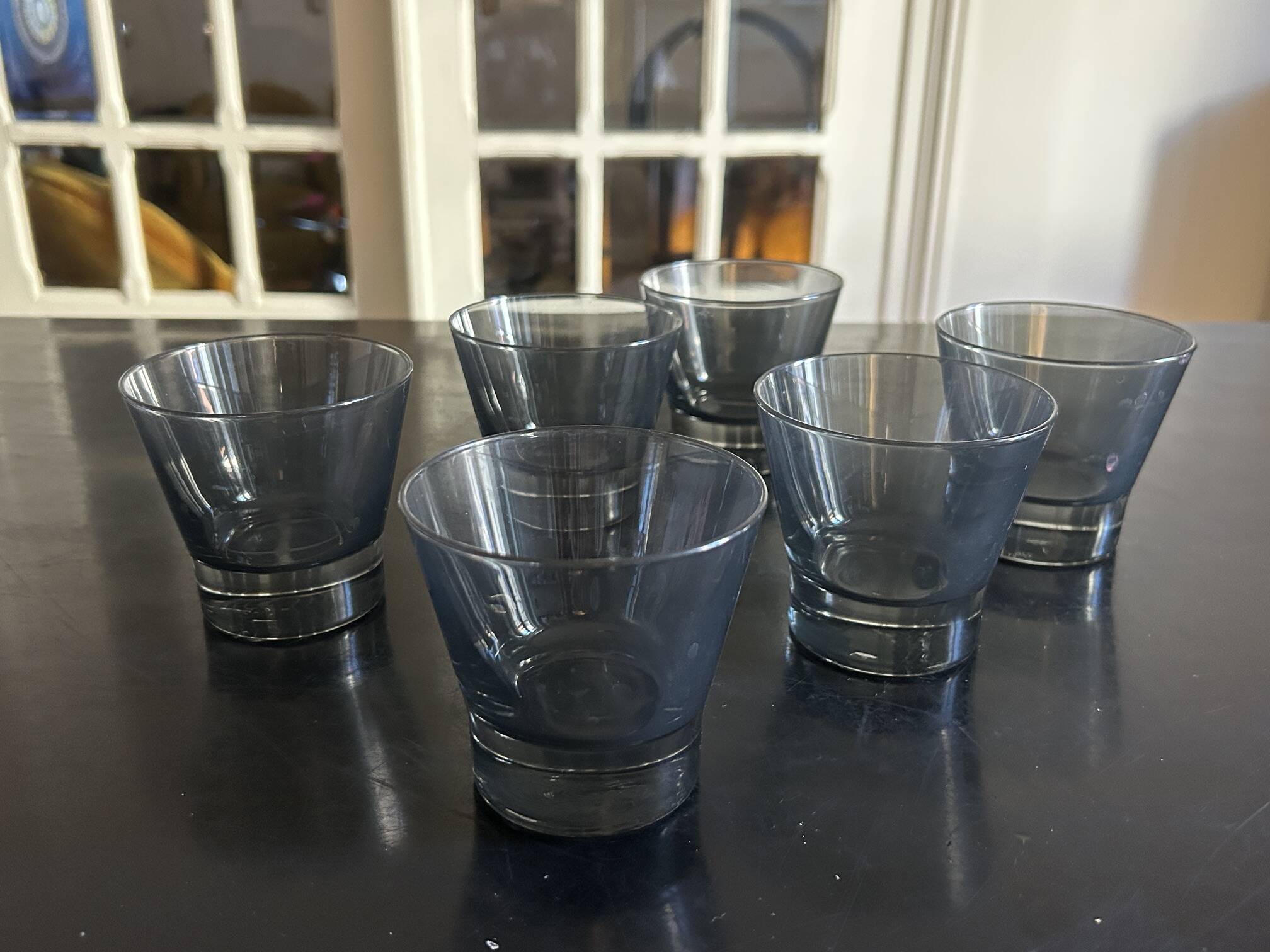 6 glasses from the 70s
