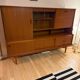 Vintage Scandinavian teak sideboard – 1960s–70s