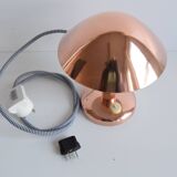 Bauhaus copper table lamp, Czechoslovakia, 1930s.