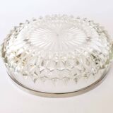 Silver rimmed glass empty pocket