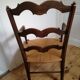 Paire de fauteuils paillés provençaux