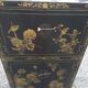 Lacquered wooden Chinese cabinet