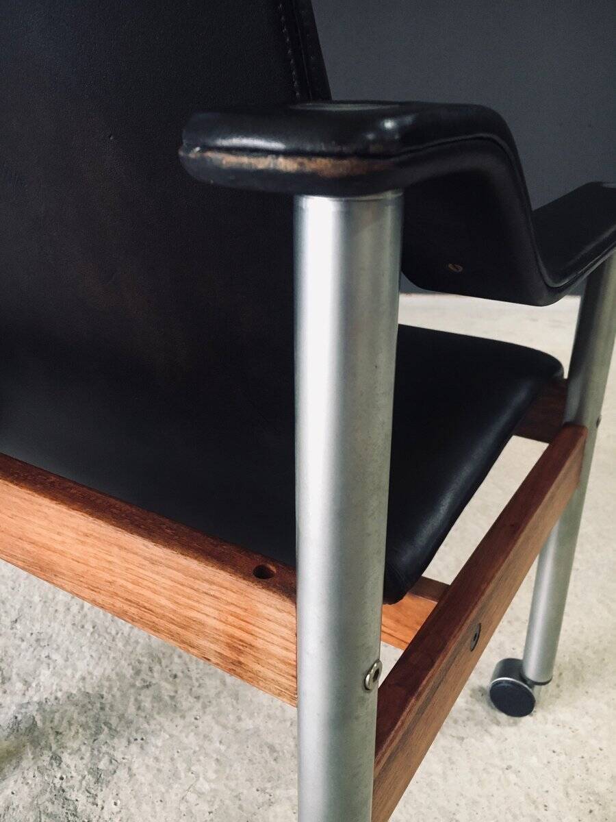 Mid-Century Modern Scandinavian Office Chair from Dyrlund, Denmark, 1960s