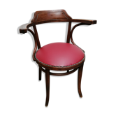 Reupholstered Thonet office chair No.6003