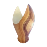 Vase earthenware imitation wood of Grandjean Jourdan