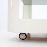 1970s Italian Square Glass Coffee Table