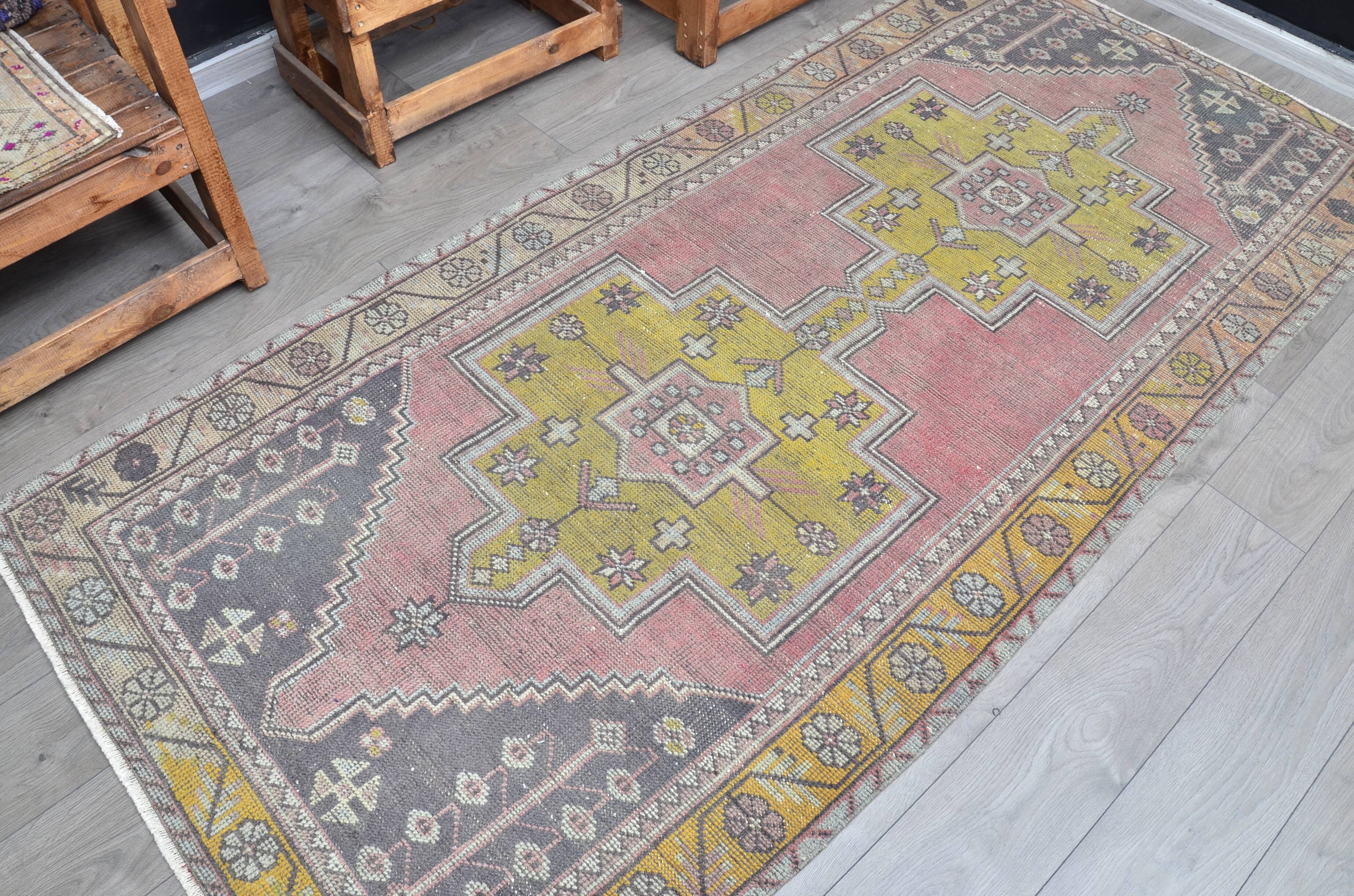 Colourful Oushak Vintage Floor Carpet sku 2508