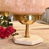 Art deco skyscraper table lamp