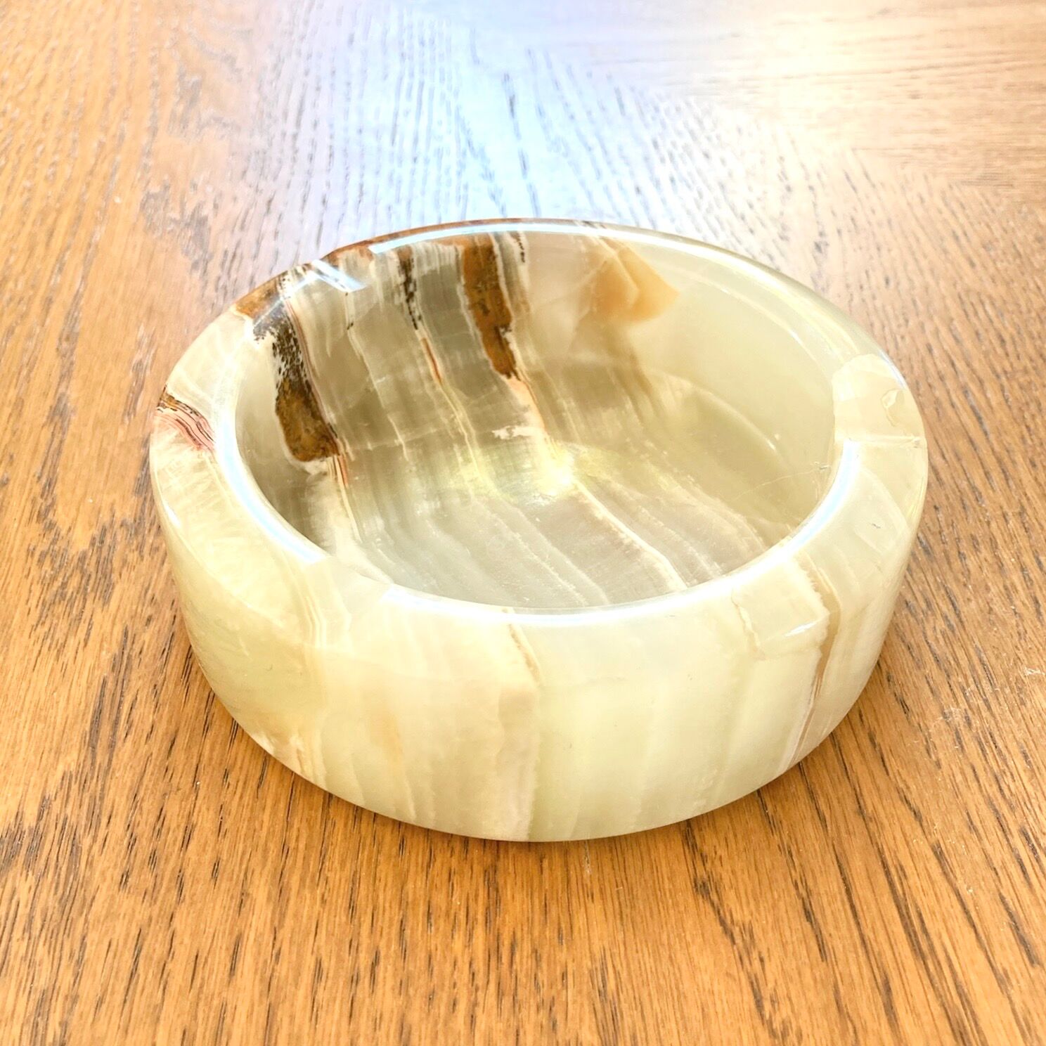 Marble onyx ashtray