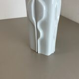 Large Op Art Vase Porcelain German Vase by Fürstenberg Ceramics, Germany, 1970s