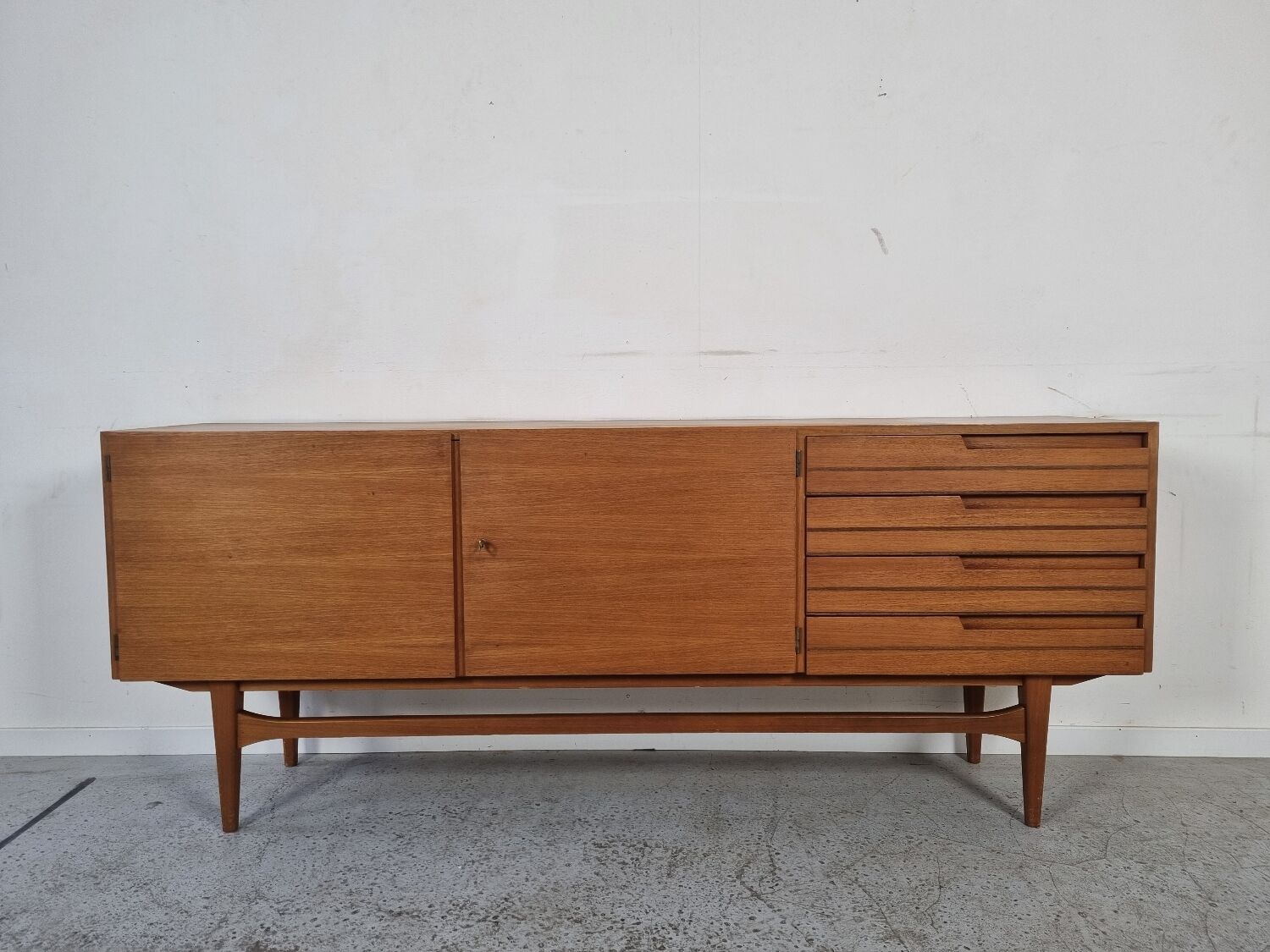 Scandinavian walnut sideboard, 60s