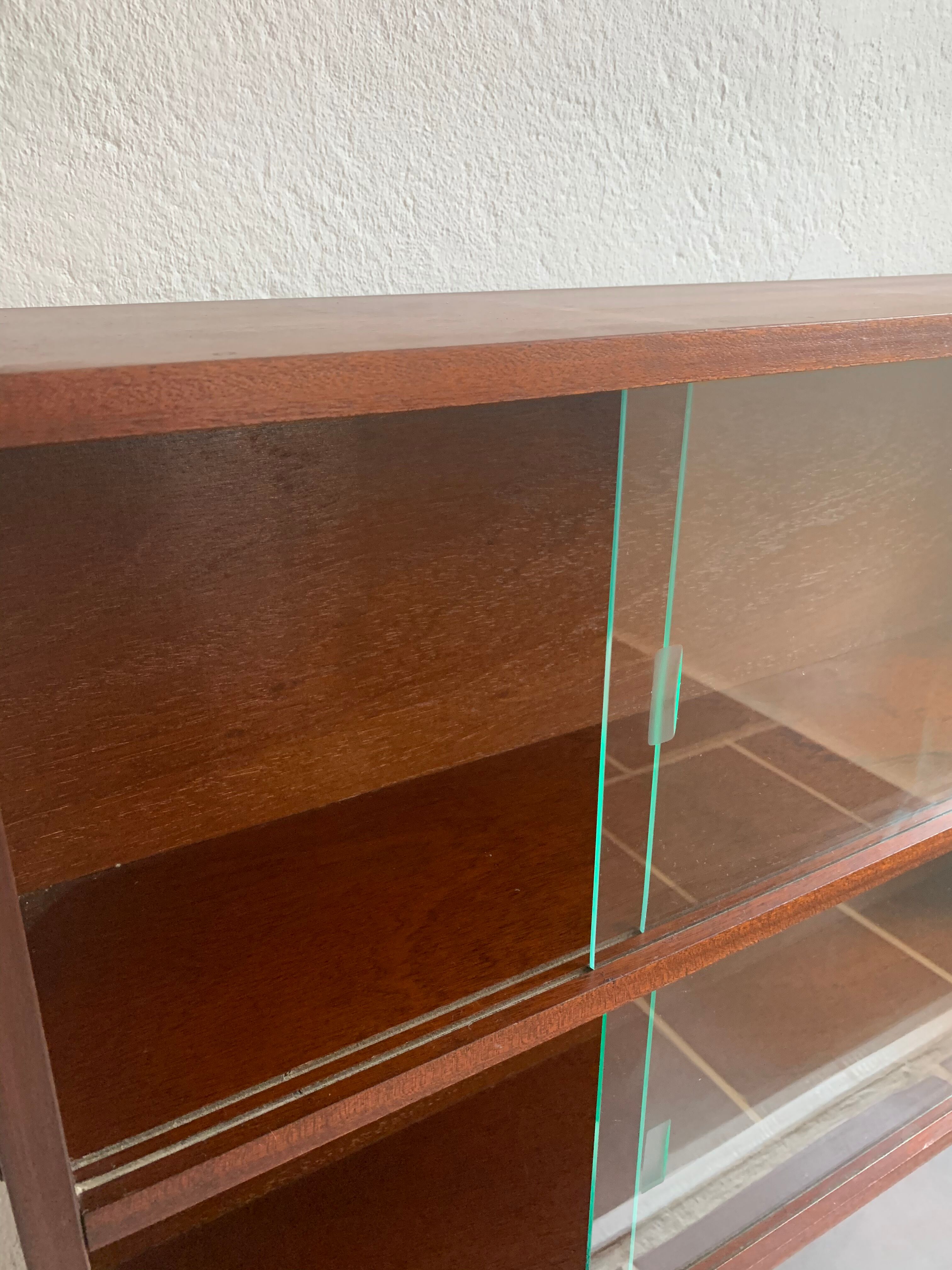 Vintage wood library 50s