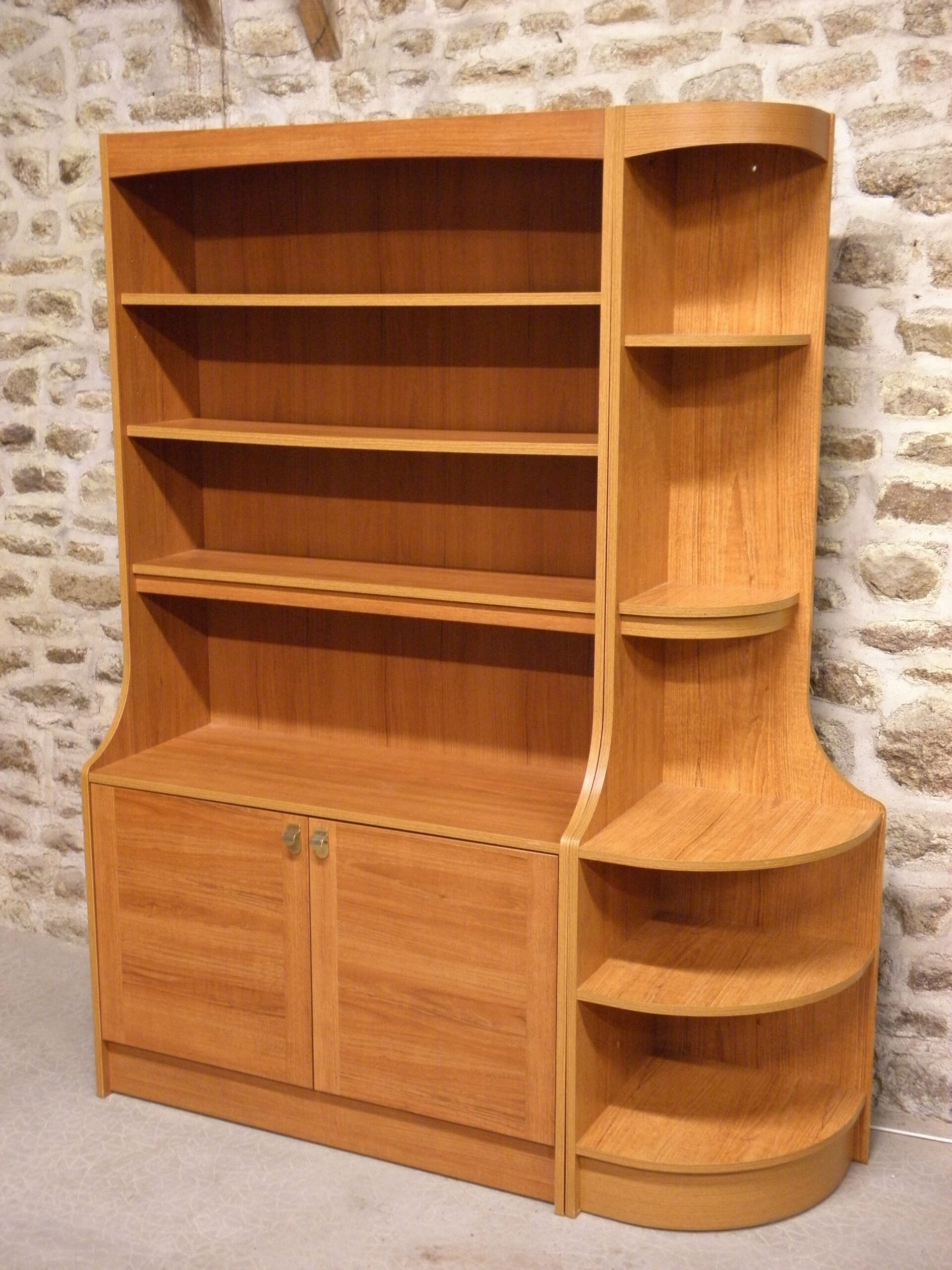 Bibliothèque modulable années 70