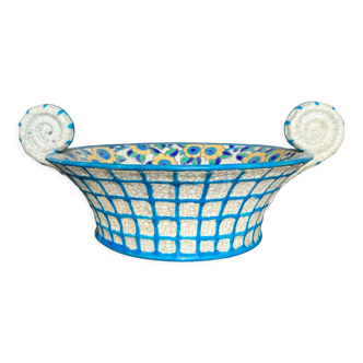 Longwy enamel basket