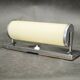 1930s Bauhaus Chrome Wall Light with Cream Opaline Glass, Czechoslovakia