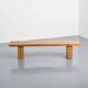 Pine bench from the La Rive residence, Arc 1600, France, circa 1970.