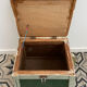 Vintage fishing chest stool