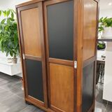 Wardrobe wardrobe sliding doors vintage 1960s