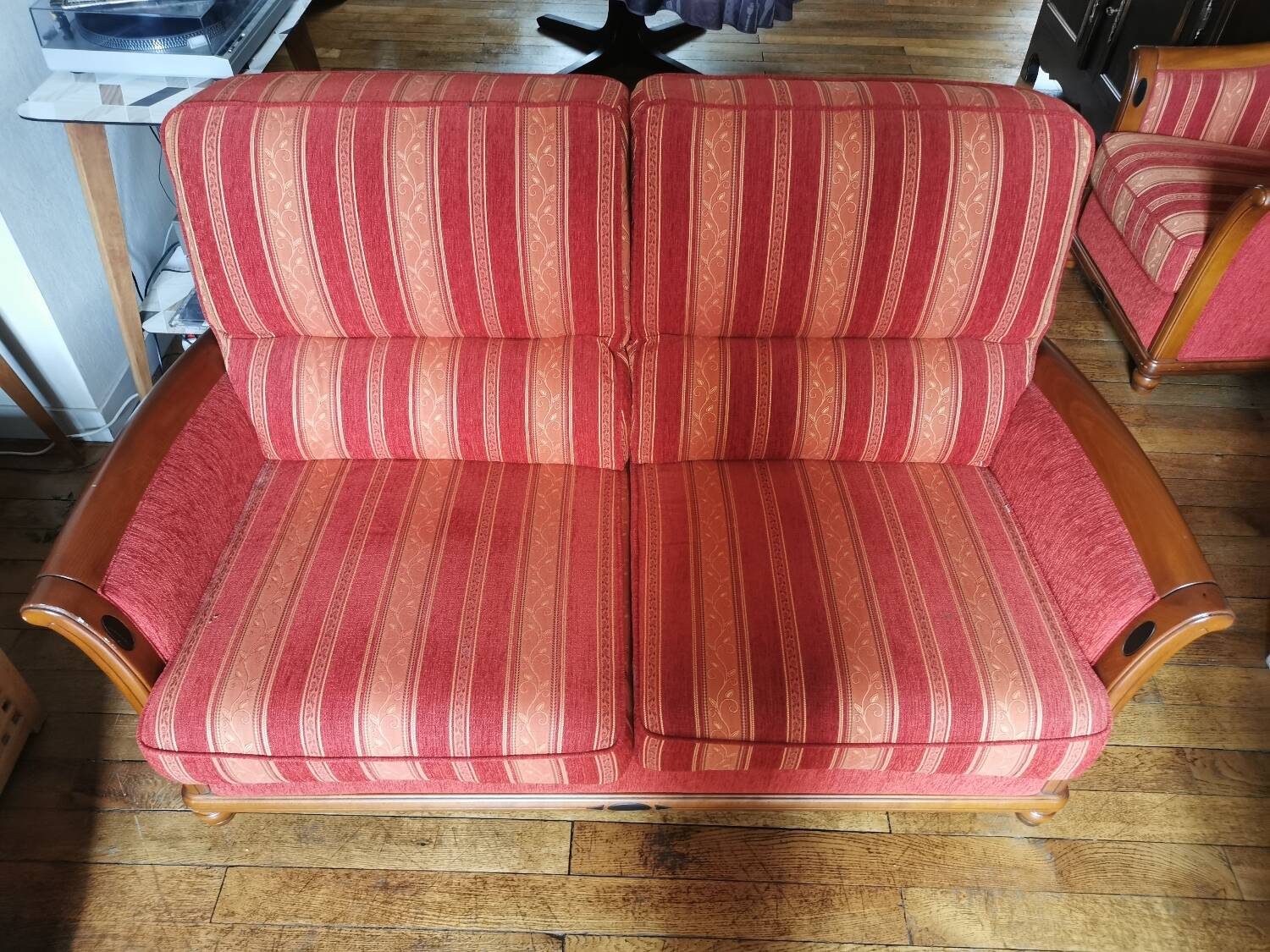 Art deco hotel sofa