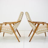Paire de fauteuils du milieu du siècle des années 1960, Tchécoslovaquie