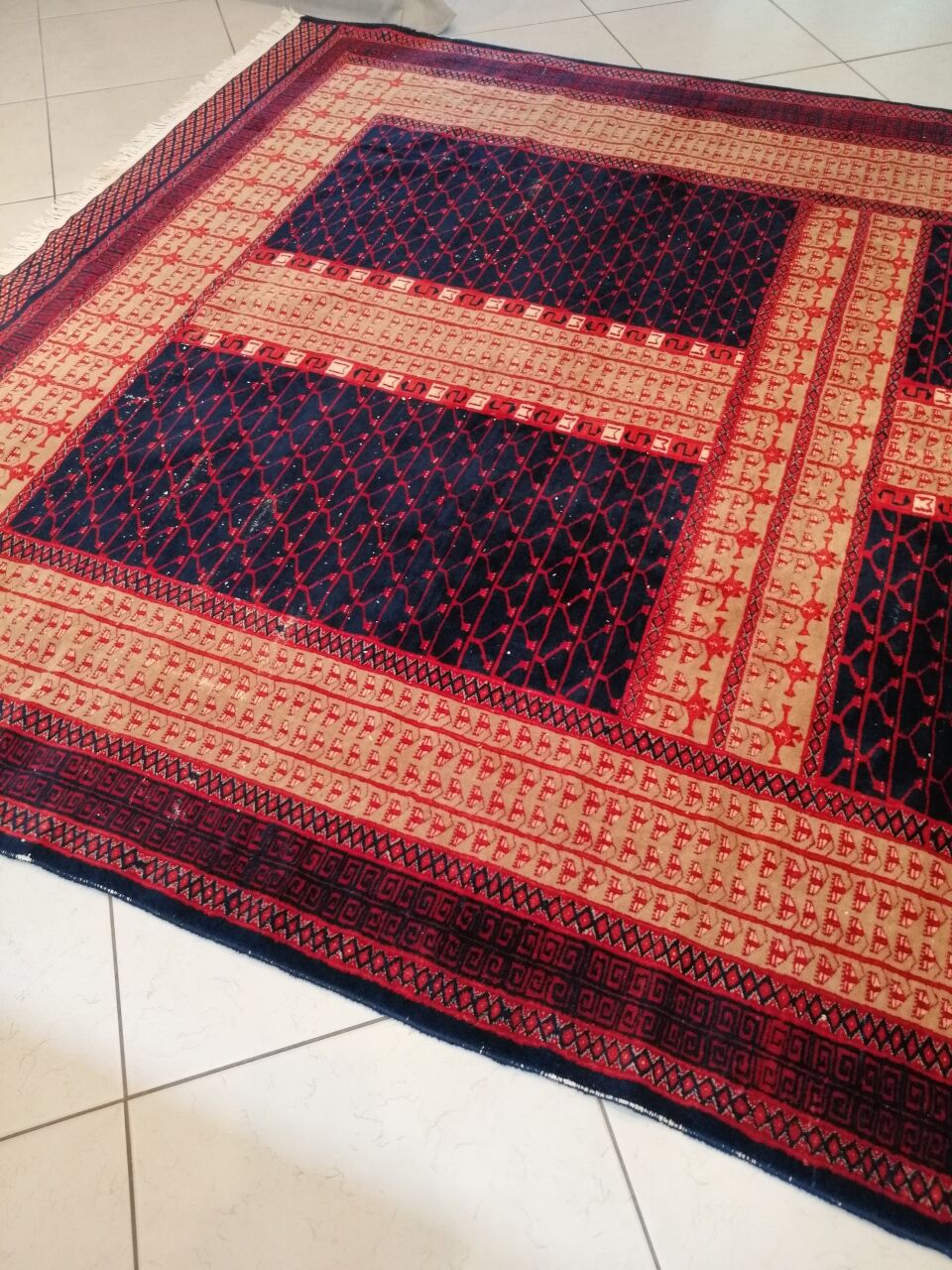 Vintage pakistan bukhara carpet  220x300cm
