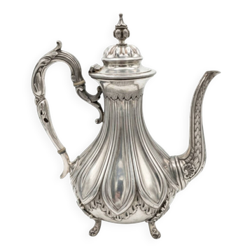 Silver-plated coffee pot