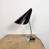 Vintage Black Table Lamp by Josef Hůrka for Napako, 1960s