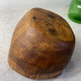 Saladier brutaliste en bois d’Olivier