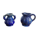 Milk pot and vase