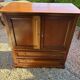 Wooden TV unit with drawers