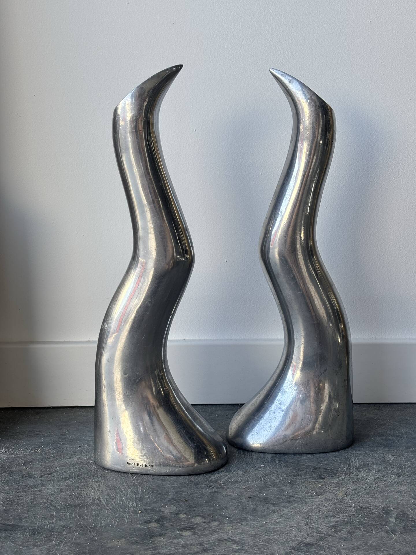 Pair of candlesticks ANATOMI by Anna Efverlund for IKEA, 1992