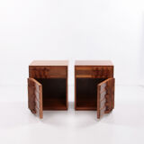 Set of 2 bedside tables Luciano Frigerio, 1970