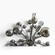 Vintage chrome pendant lamp / sputnik chandelier cosack leuchten