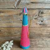 Vintage Scoubidou Bottle