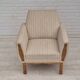 1970s, Danish lounge chair, furniture wool, oak wood, original condition.