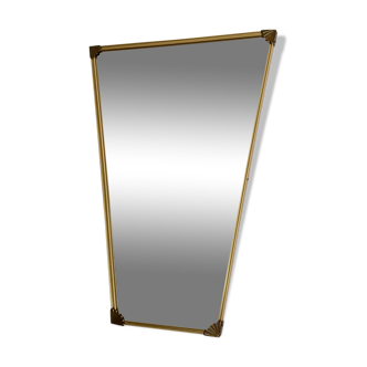 Vintage wall mirror, 46x25cm, 1950s